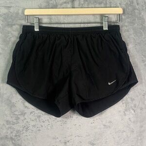 Nike Black Running Athletic Lined Shorts Size Small